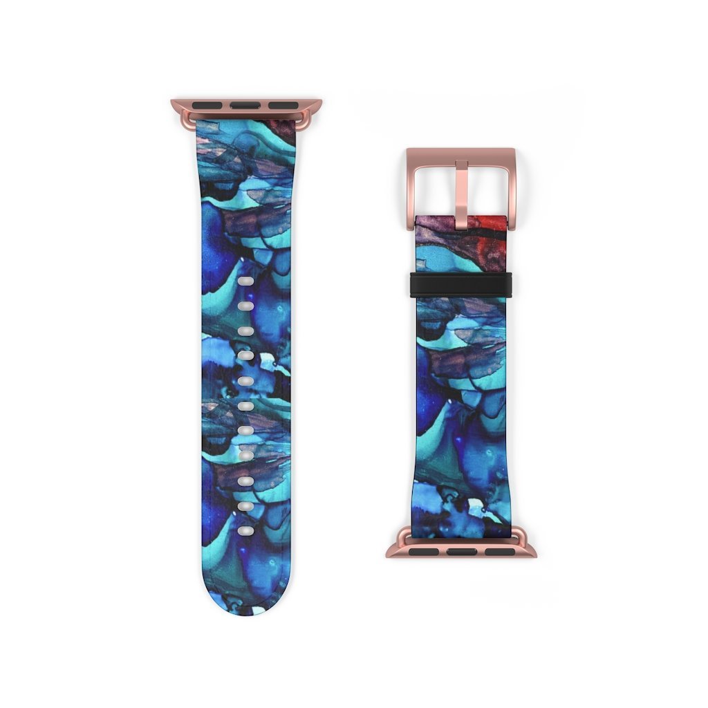 Blue Ocean Apple Watch Band-Accessories-TaraHuntDesigns