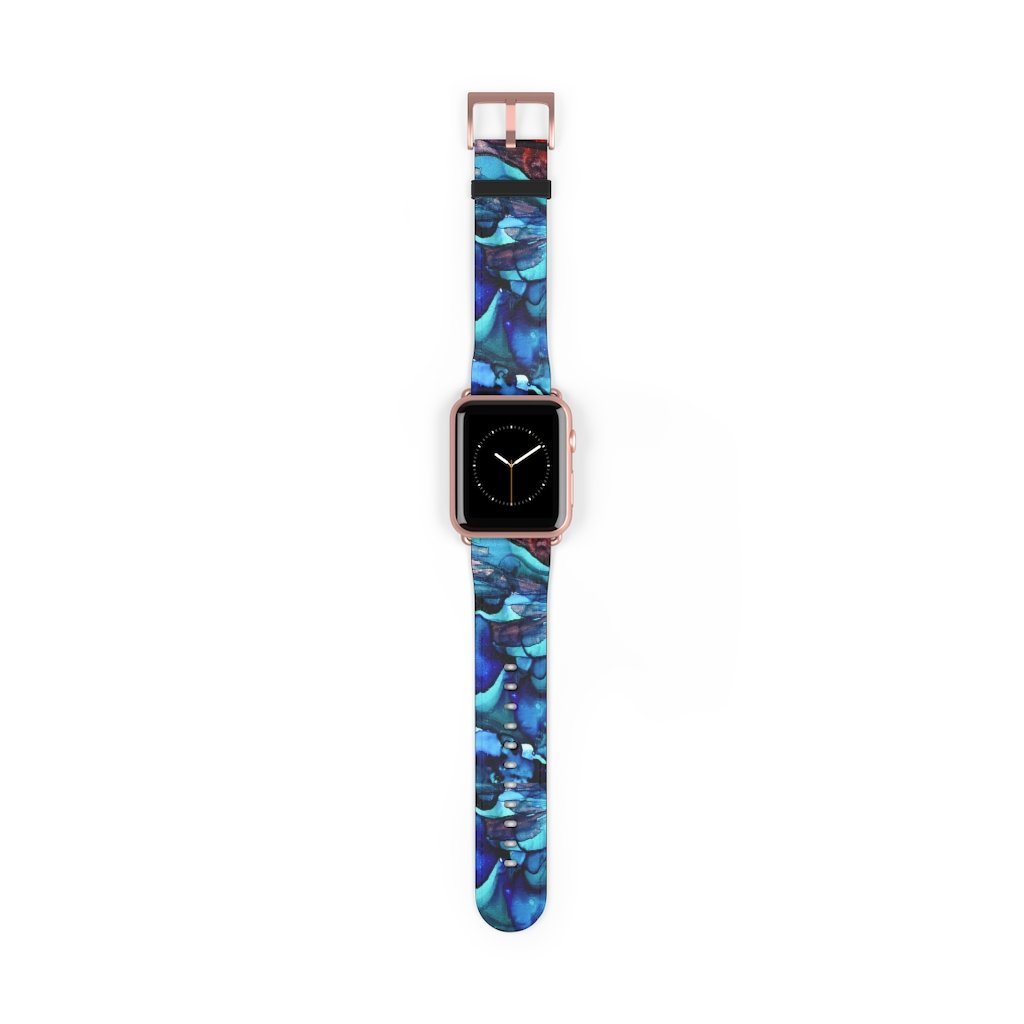 Blue Ocean Apple Watch Band-Accessories-TaraHuntDesigns