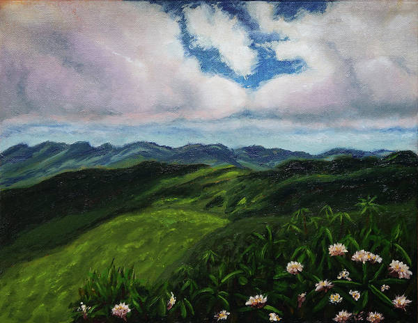 Emerald Mountains - Art Print