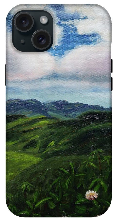 Emerald Mountains- Phone Case