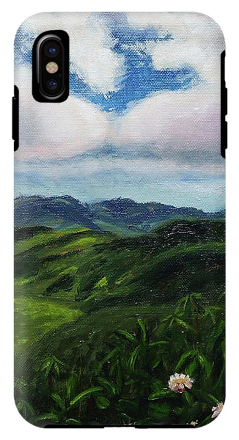 Emerald Mountains- Phone Case