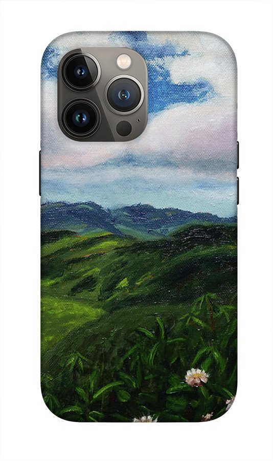 Emerald Mountains- Phone Case