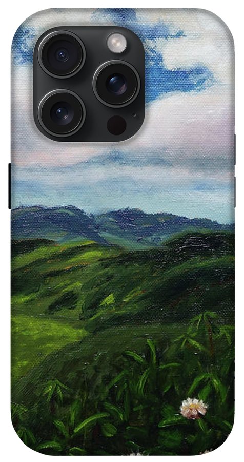 Emerald Mountains- Phone Case