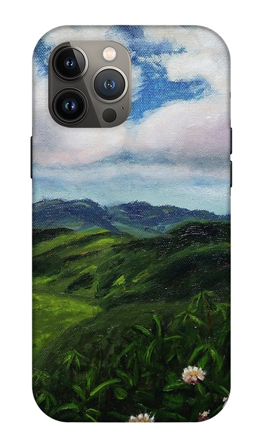 Emerald Mountains- Phone Case