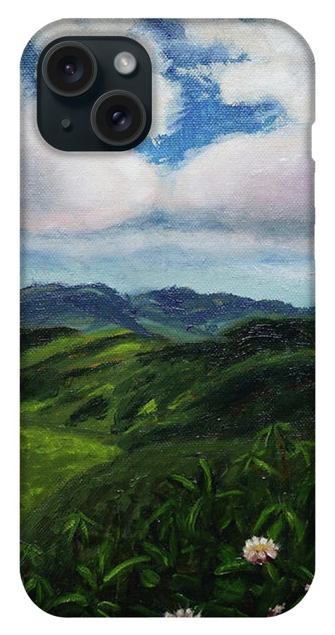 Emerald Mountains- Phone Case