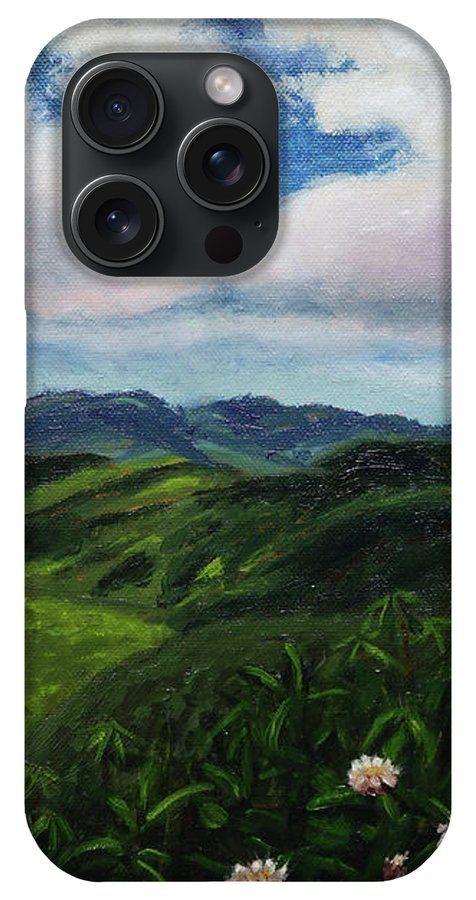 Emerald Mountains- Phone Case