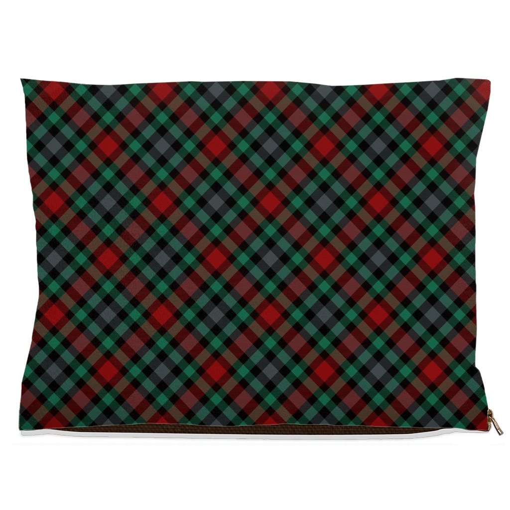 Christmas Tartan Plaid Dog Bed-TaraHuntDesigns