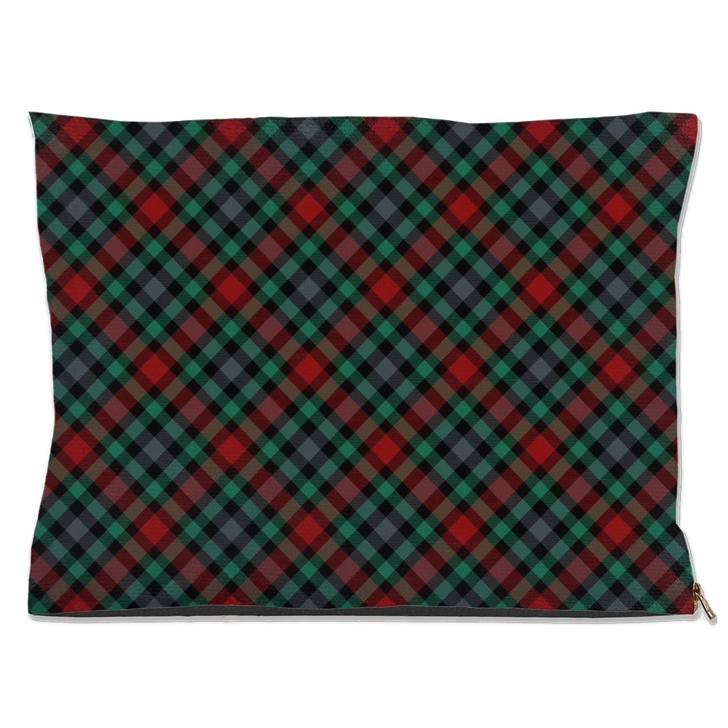 Christmas Tartan Plaid Dog Bed-TaraHuntDesigns