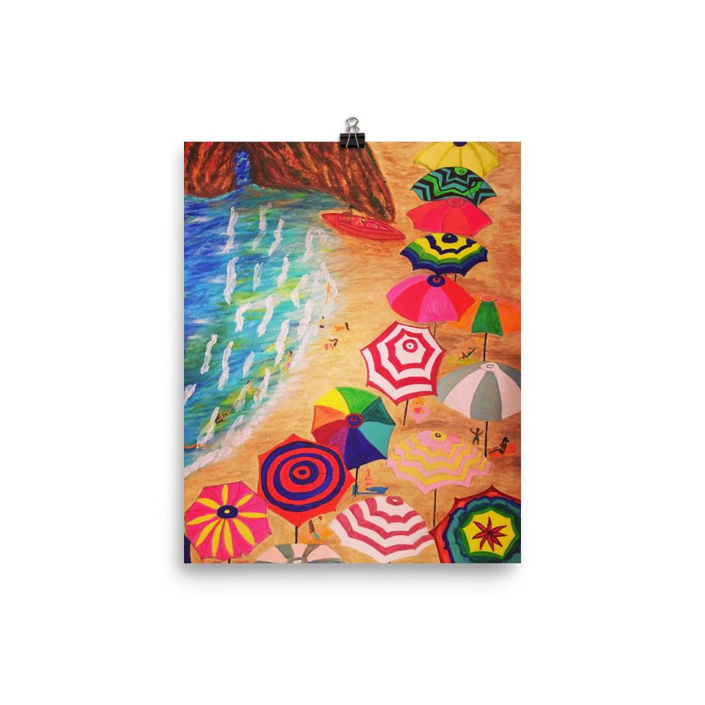 Cinque Terre Photo paper poster-TaraHuntDesigns