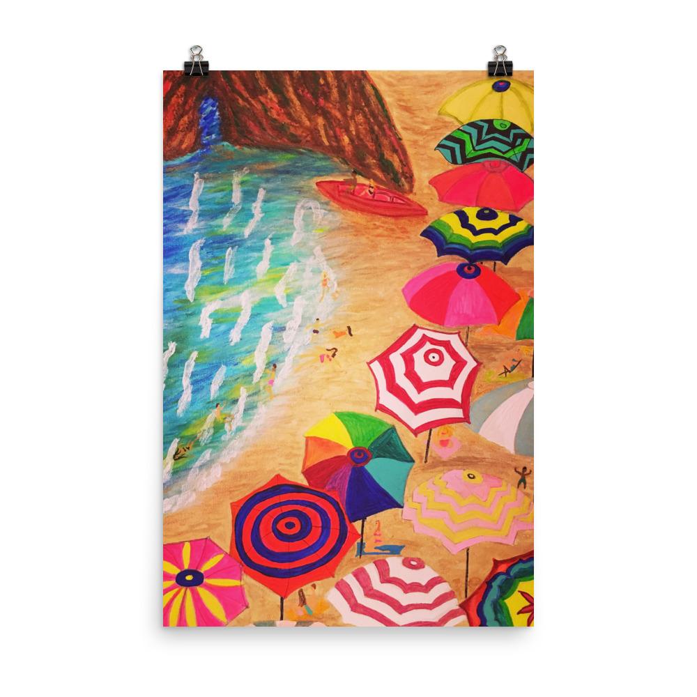 Cinque Terre Photo paper poster-TaraHuntDesigns