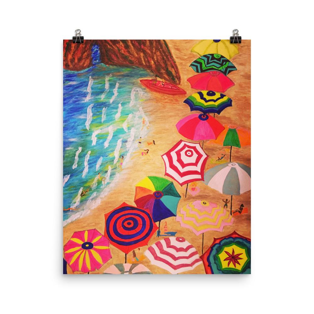 Cinque Terre Photo paper poster-TaraHuntDesigns