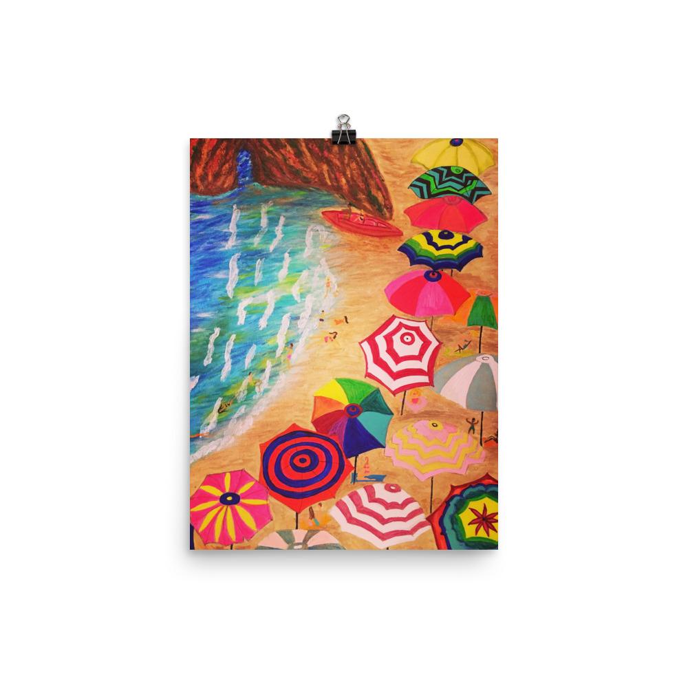 Cinque Terre Photo paper poster-TaraHuntDesigns