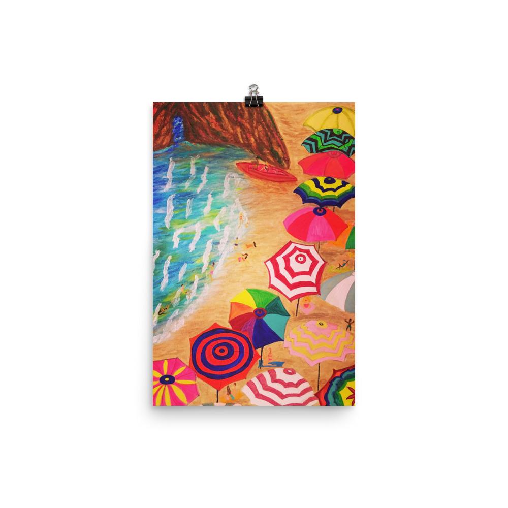Cinque Terre Photo paper poster-TaraHuntDesigns