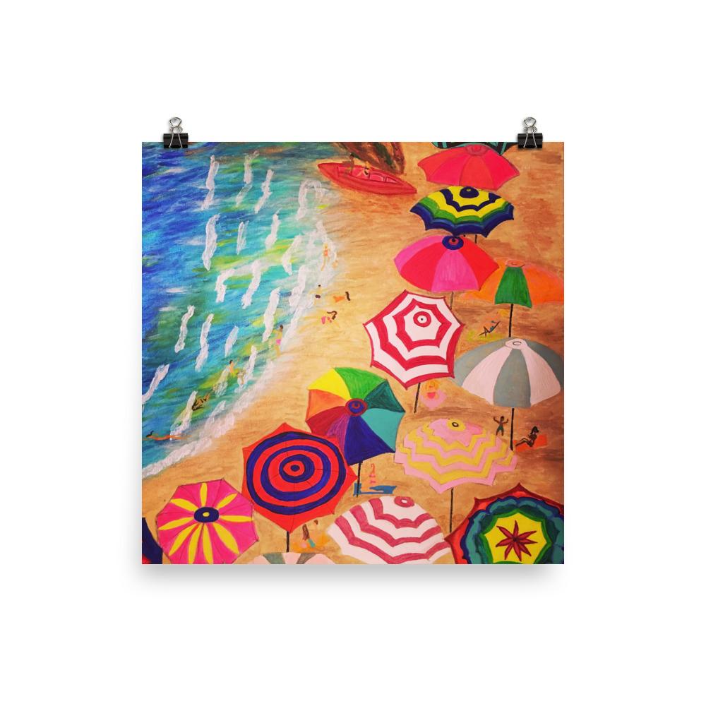 Cinque Terre Photo paper poster-TaraHuntDesigns
