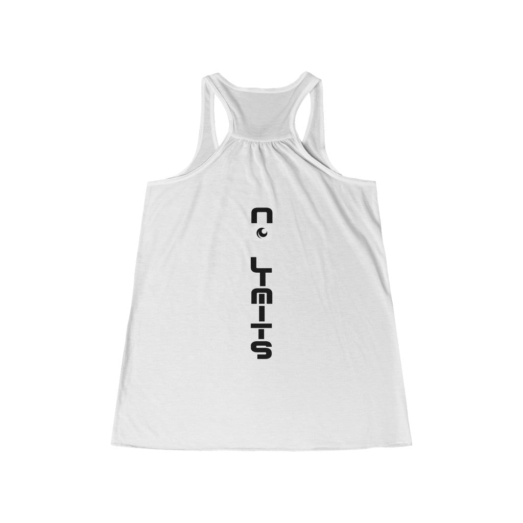 Women's Flowy Racerback Tank-No Limits No Excuses