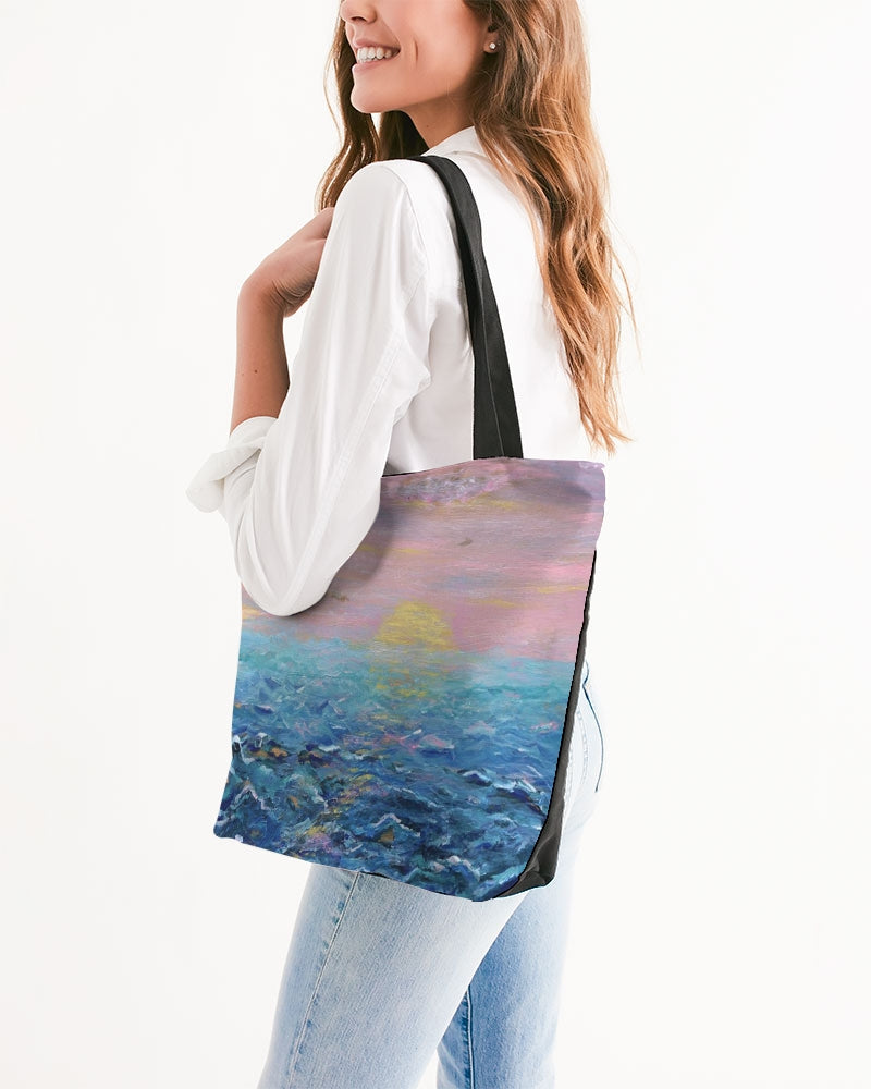 Key West Canvas Zip Tote