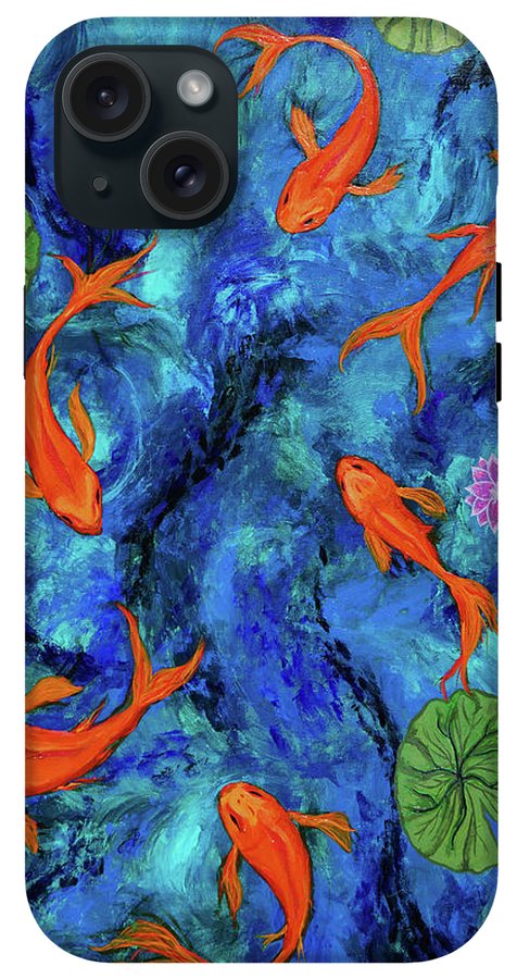 Dancing Koi - Phone Case