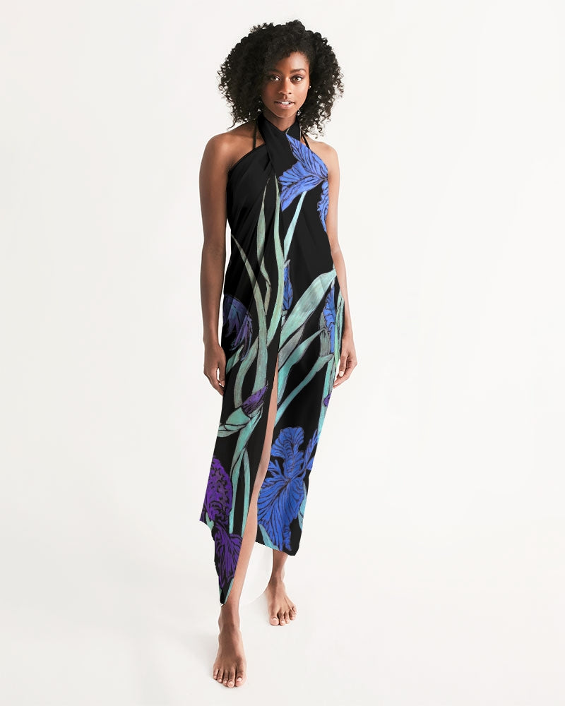 Swim Cover Up-Night Irises