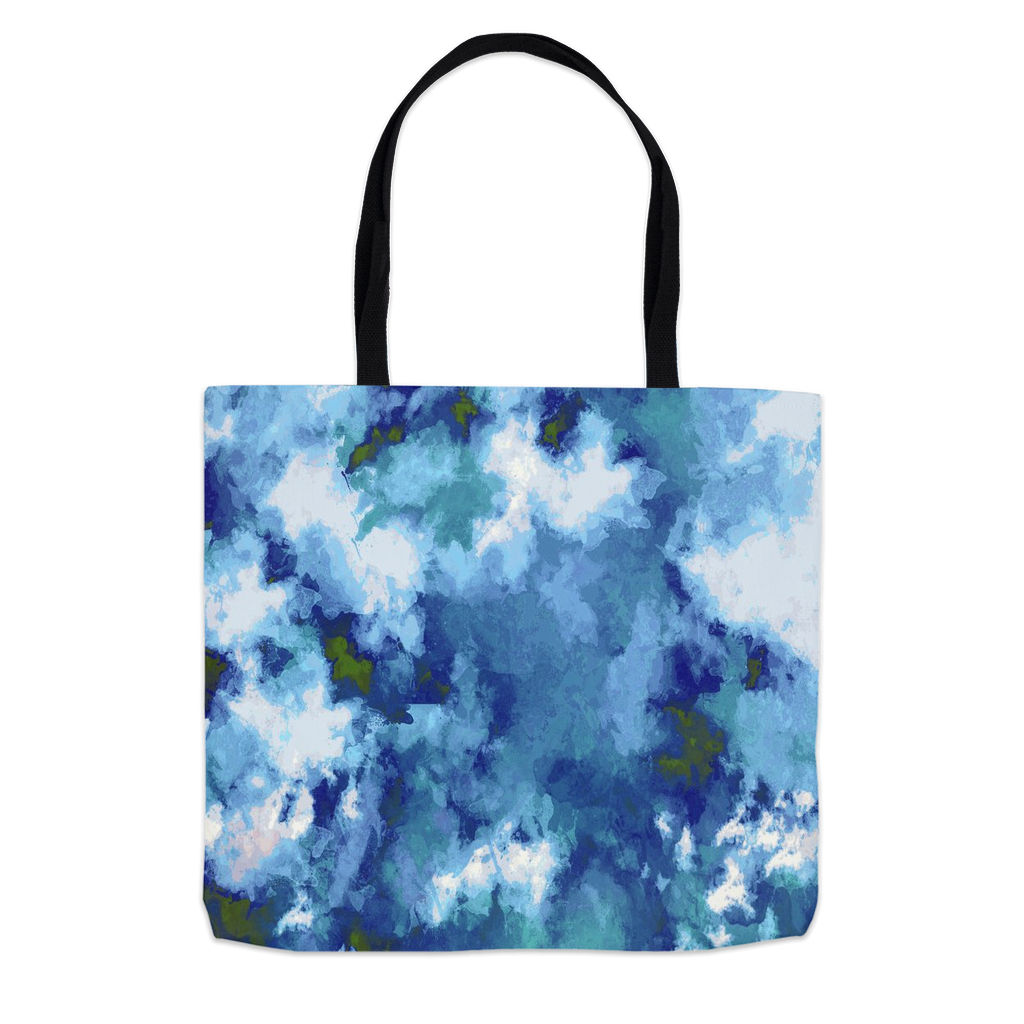 Tote Bags-Blue Impressionist