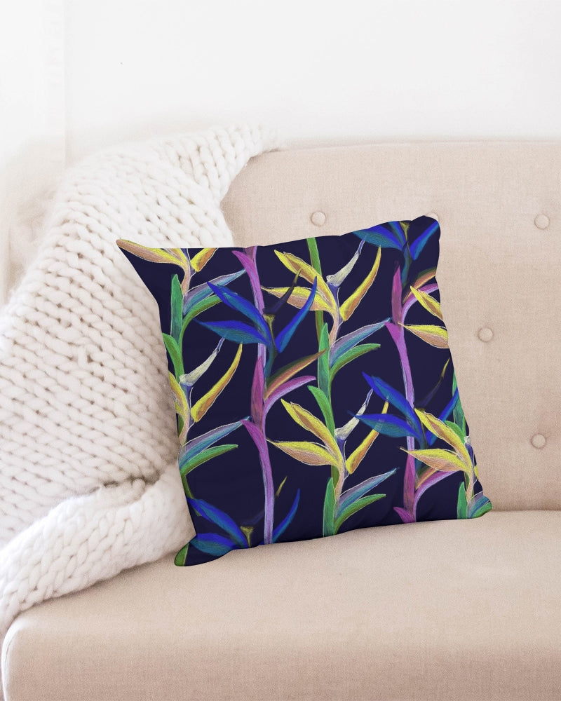 Bird of Paradise Throw Pillow Case 18"x18"