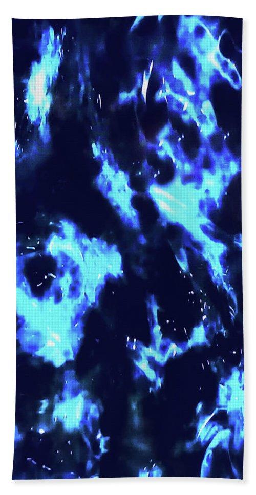 Electric Blue Cenote - XL Beach Towel-Beach Towel-TaraHuntDesigns