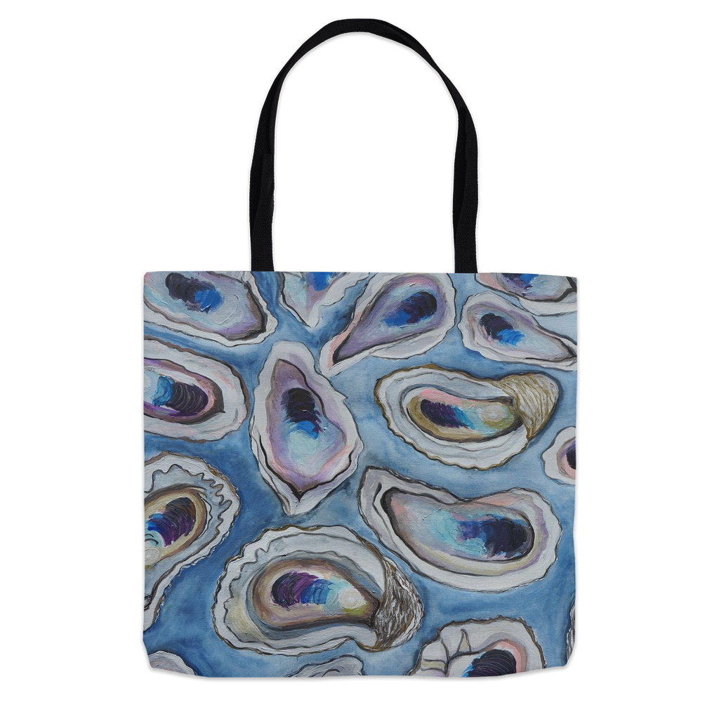 Oysters Tote Bag-Blue