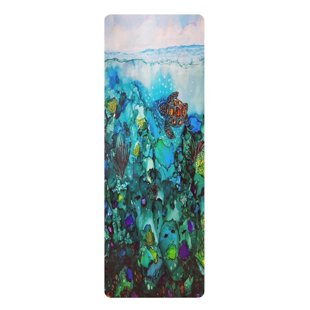 Rubber Yoga Mat-Under the Sea