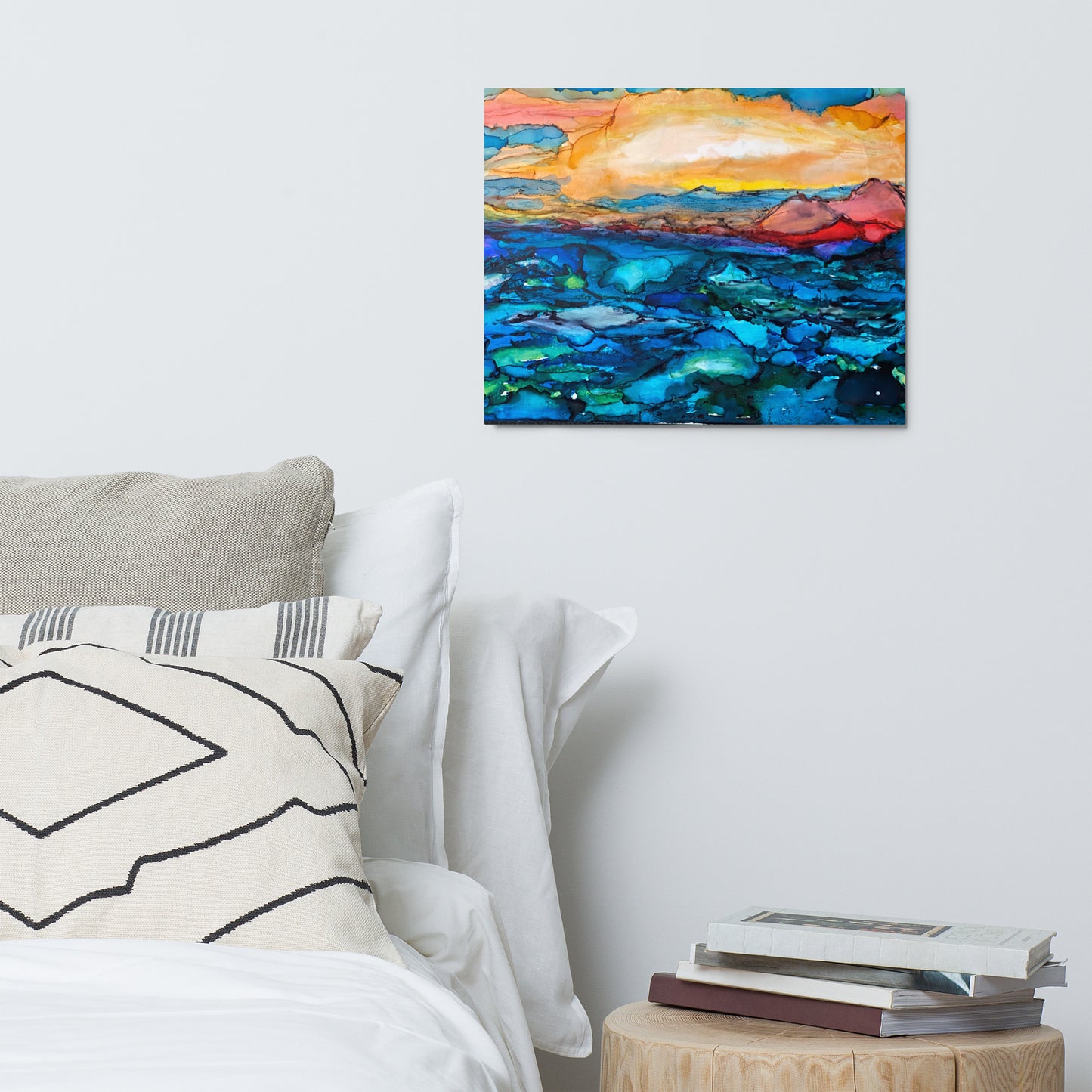 Glossy Metal print-Lake Lure