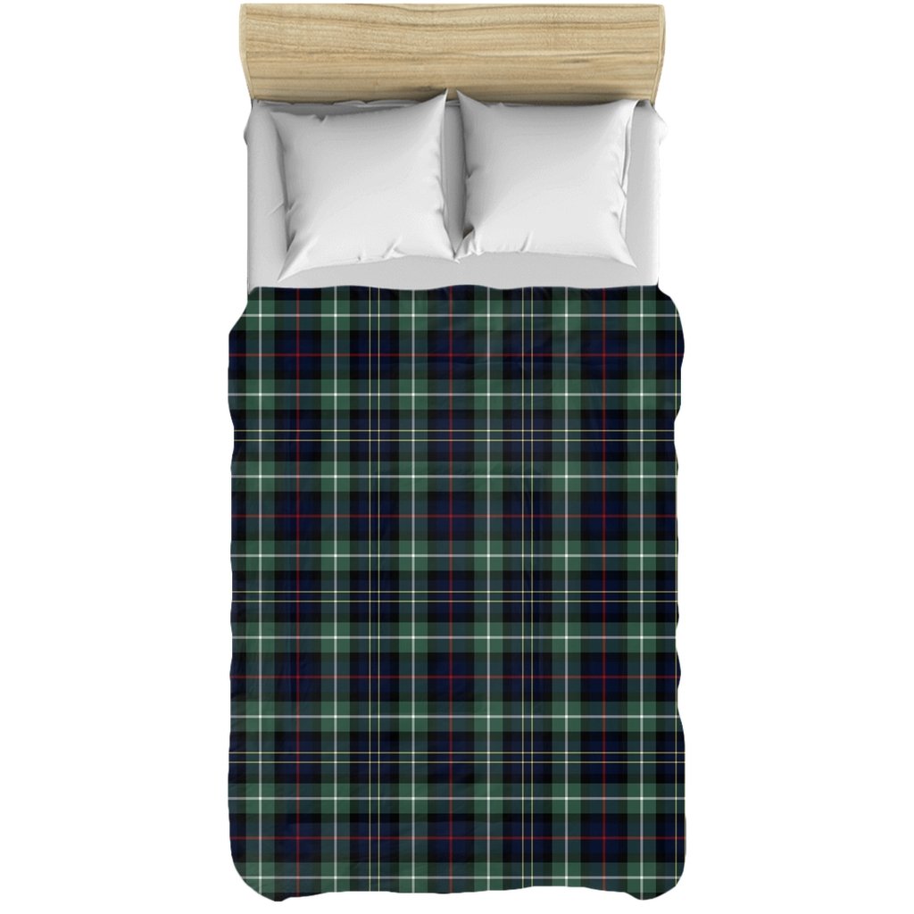 Green Tartan Plaid Microfiber comforter-comforter-TaraHuntDesigns