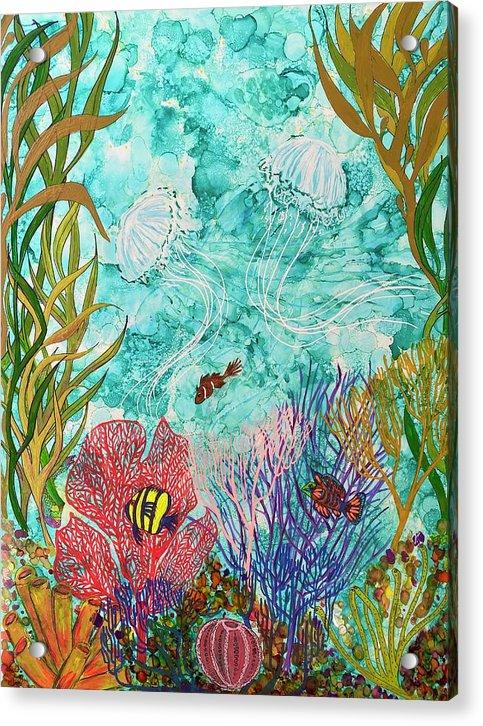 Jellies on the Rise - Acrylic Print-Acrylic Print-TaraHuntDesigns