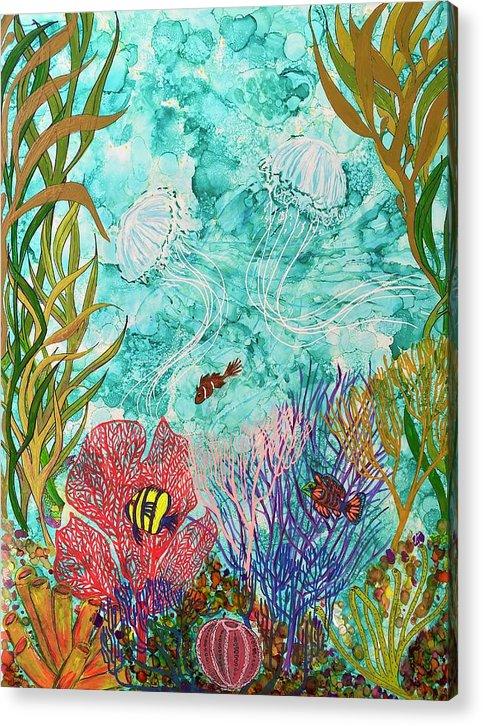 Jellies on the Rise - Acrylic Print-Acrylic Print-TaraHuntDesigns