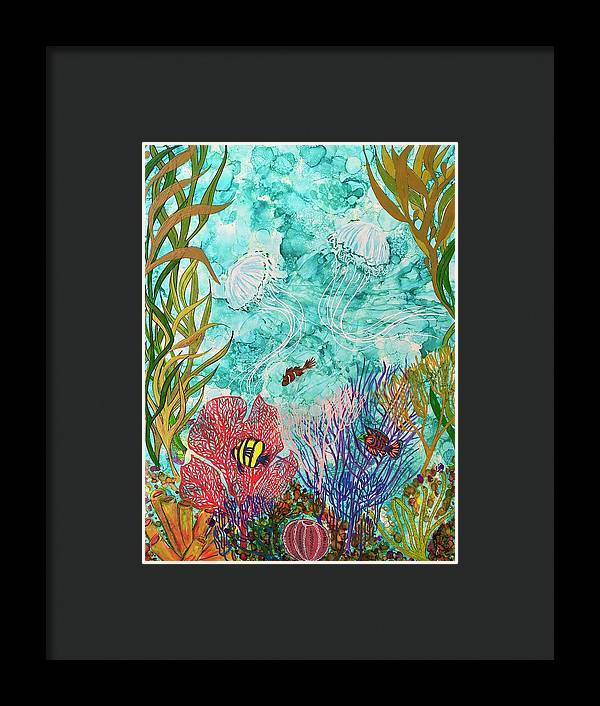 Jellies on the Rise - Framed Print-Framed Print-TaraHuntDesigns