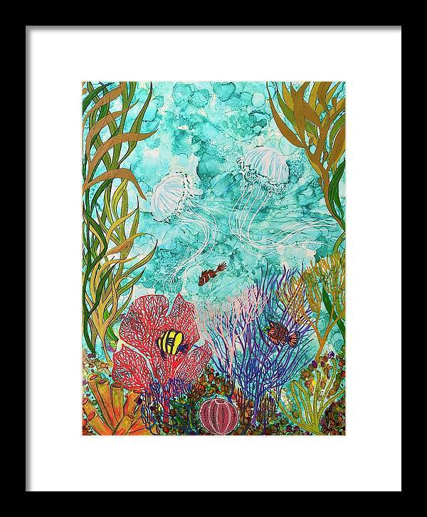 Jellies on the Rise - Framed Print-Framed Print-TaraHuntDesigns
