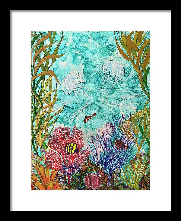 Jellies on the Rise - Framed Print-Framed Print-TaraHuntDesigns