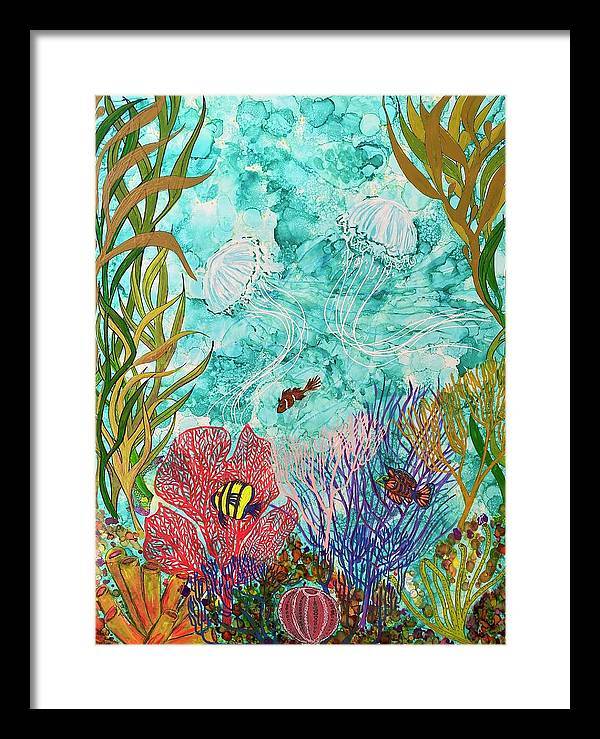 Jellies on the Rise - Framed Print-Framed Print-TaraHuntDesigns