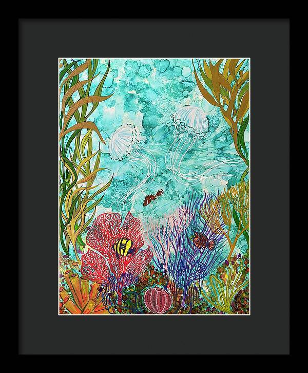 Jellies on the Rise - Framed Print-Framed Print-TaraHuntDesigns