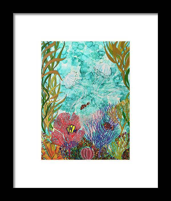 Jellies on the Rise - Framed Print-Framed Print-TaraHuntDesigns