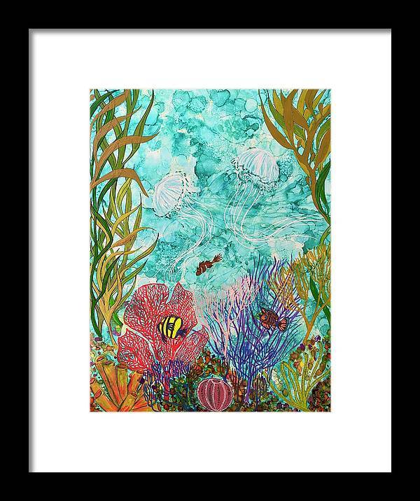 Jellies on the Rise - Framed Print-Framed Print-TaraHuntDesigns