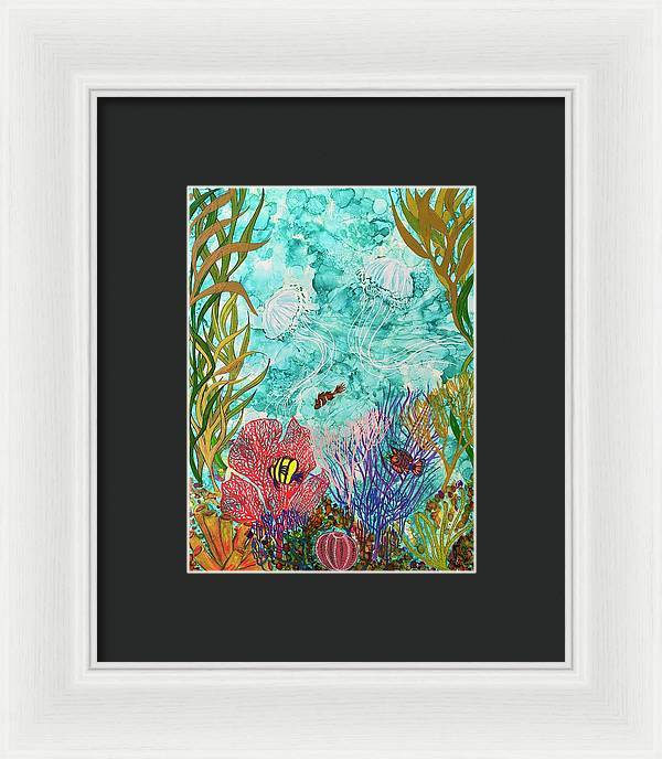 Jellies on the Rise - Framed Print-Framed Print-TaraHuntDesigns