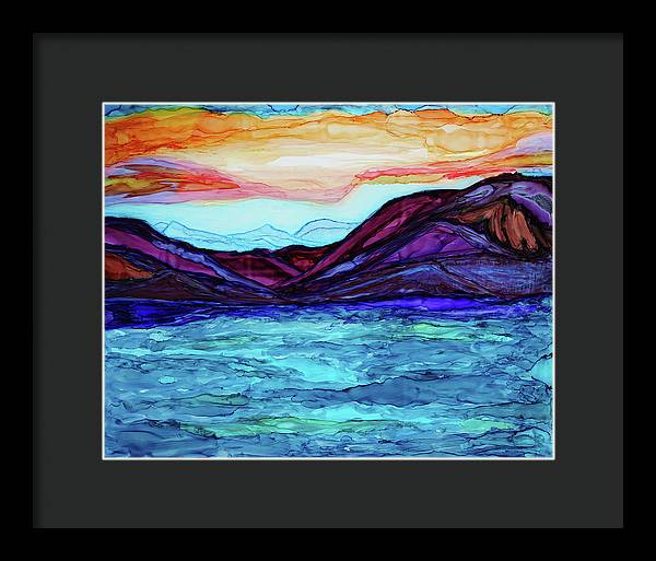 Lake Lure 2 - Framed Print with mat