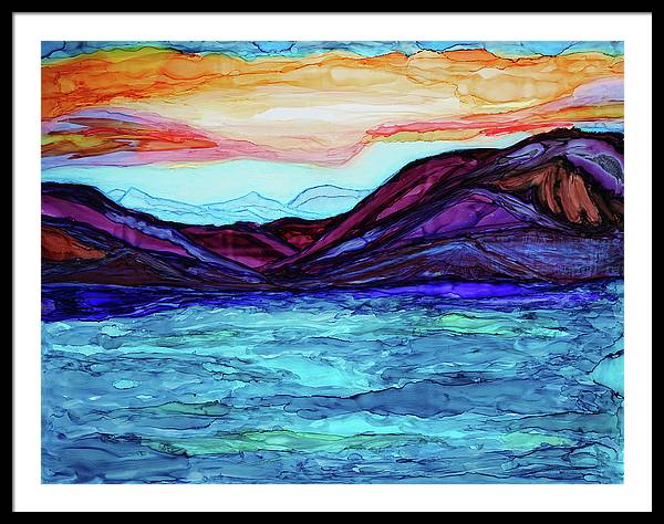 Lake Lure 2 - Framed Print with mat