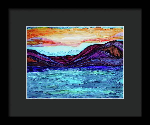 Lake Lure 2 - Framed Print with mat