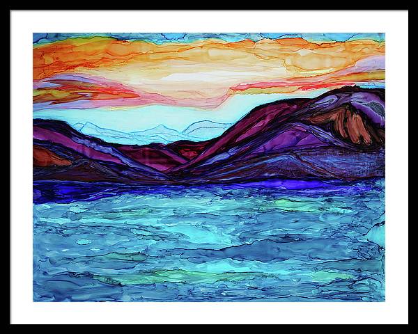 Lake Lure 2 - Framed Print with mat