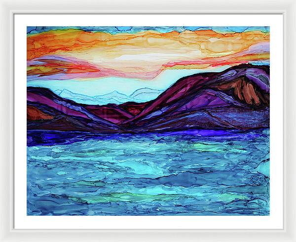 Lake Lure 2 - Framed Print with mat