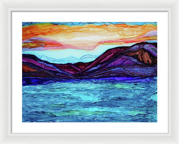 Lake Lure 2 - Framed Print with mat