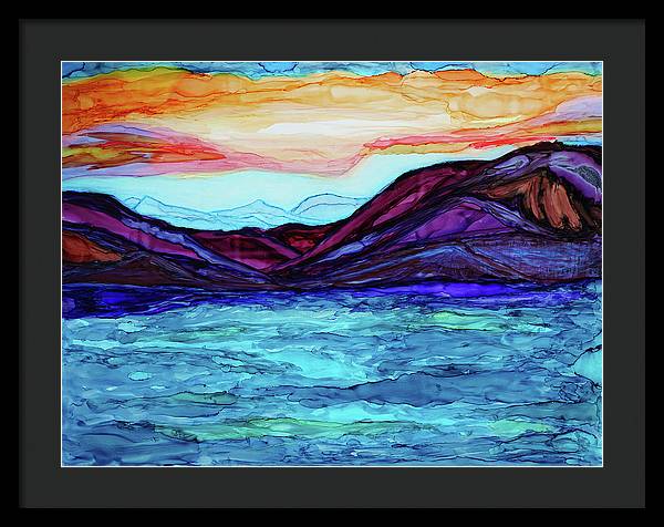 Lake Lure 2 - Framed Print with mat