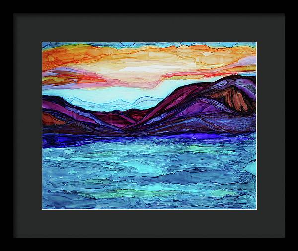 Lake Lure 2 - Framed Print with mat