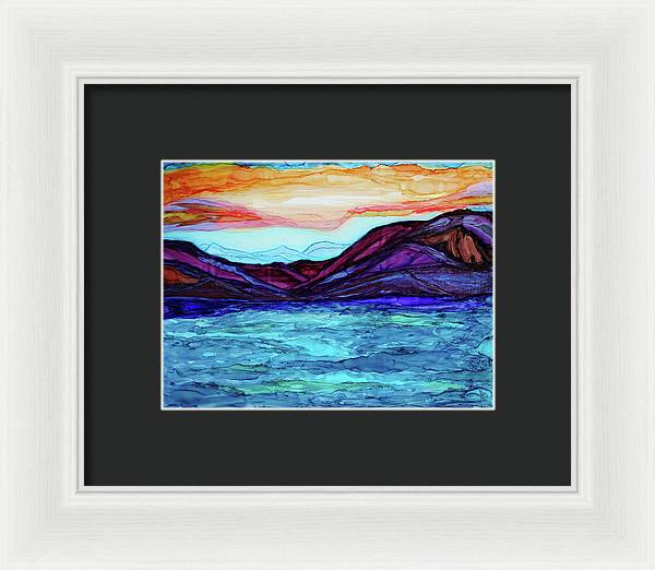 Lake Lure 2 - Framed Print with mat