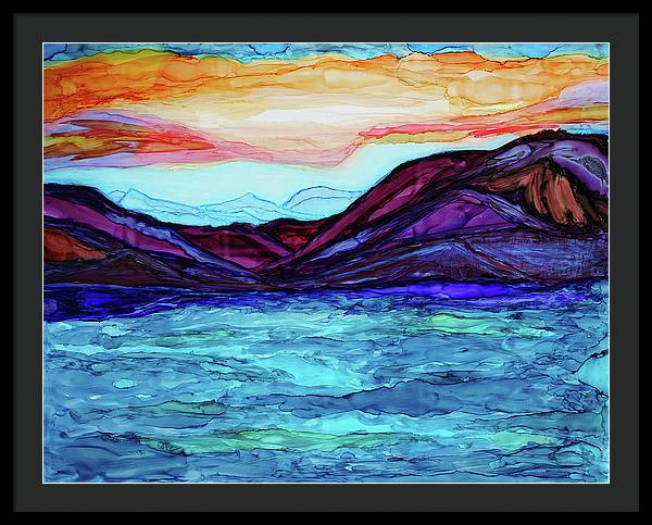 Lake Lure 2 - Framed Print with mat