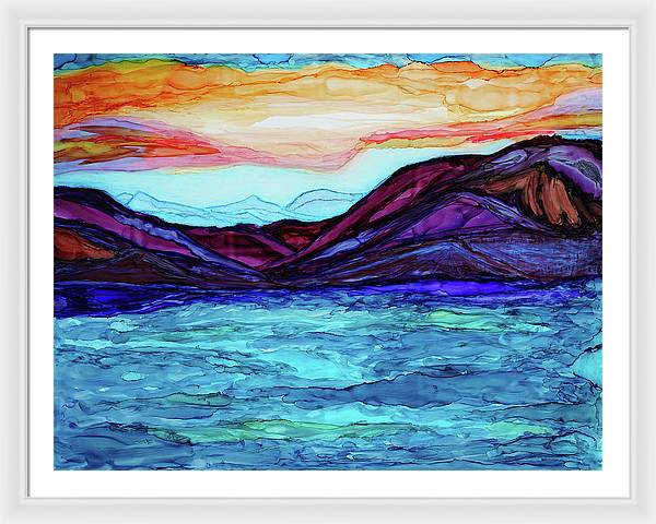 Lake Lure 2 - Framed Print with mat